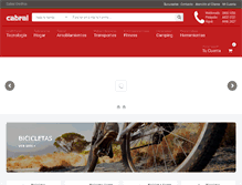 Tablet Screenshot of cabralcreditos.com